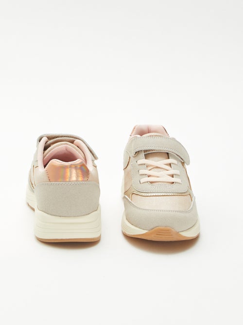 Zapatillas bajas bimateria - Kiabi