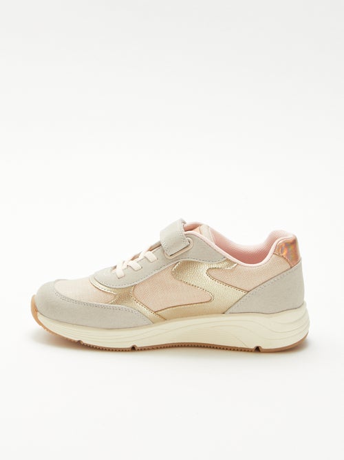 Zapatillas bajas bimateria - Kiabi