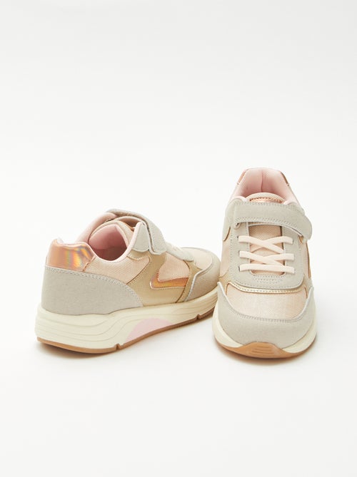 Zapatillas bajas bimateria - Kiabi