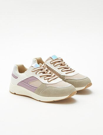 Zapatillas bajas bimateria