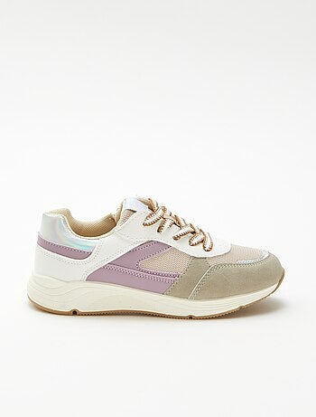 Zapatillas bajas bimateria