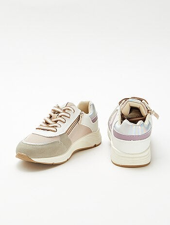 Zapatillas bajas bimateria