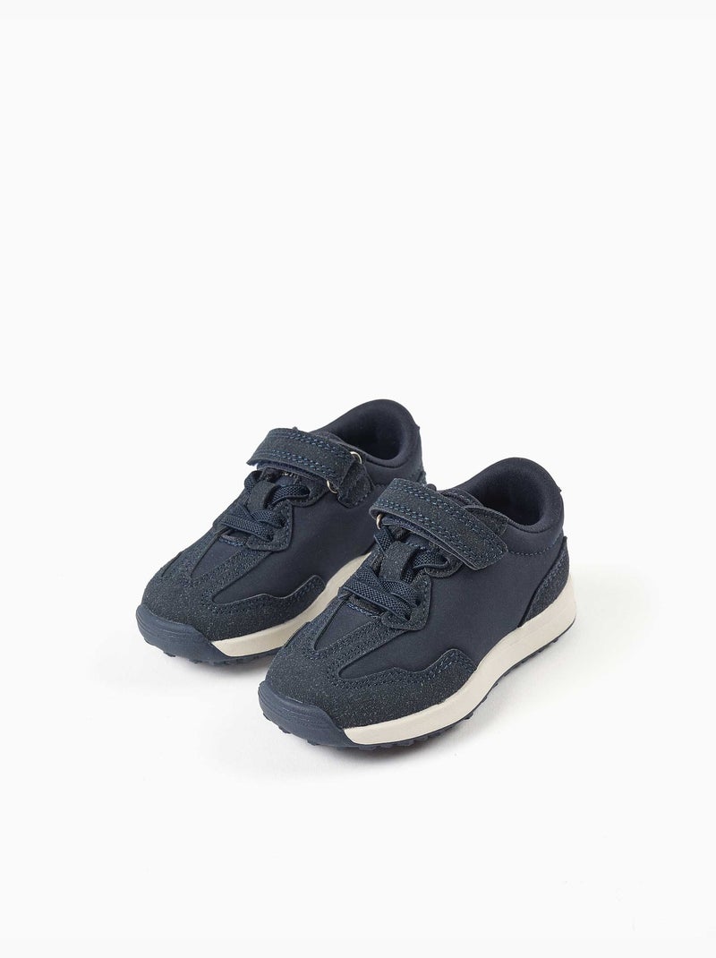 Zapatillas bajas combinadas con suela antideslizante Azul Azul - Kiabi