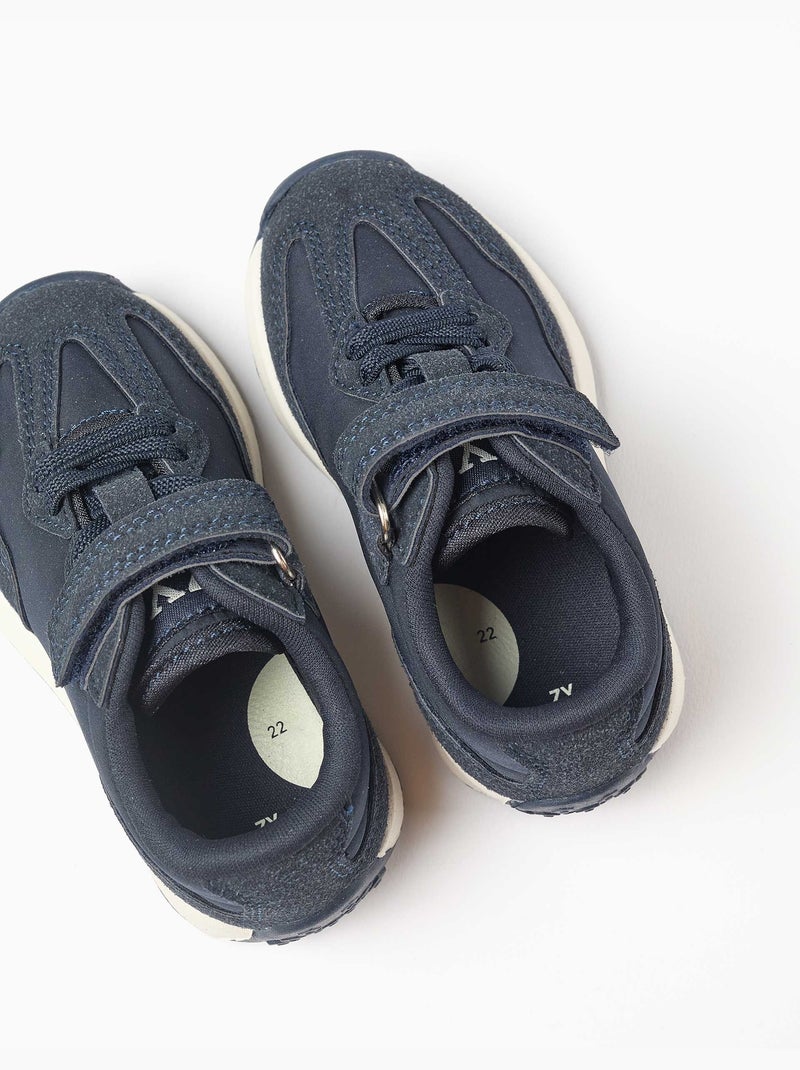 Zapatillas bajas combinadas con suela antideslizante Azul Azul - Kiabi