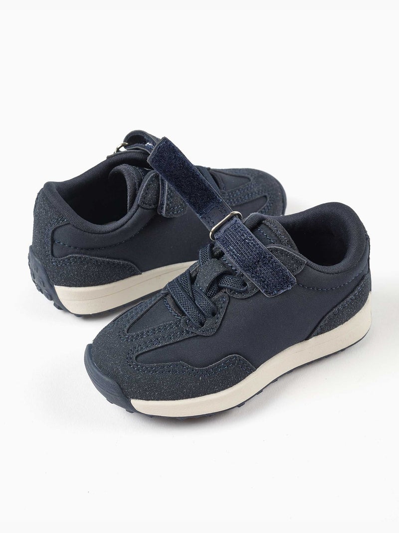 Zapatillas bajas combinadas con suela antideslizante Azul Azul - Kiabi