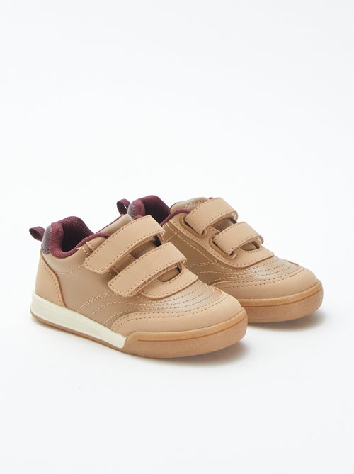 Zapatillas bajas con 2 velcros - Kiabi