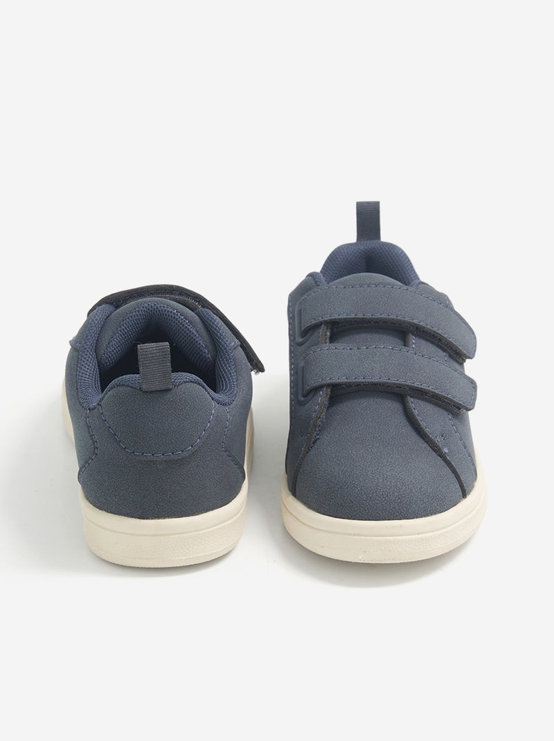 Zapatillas bajas con cierres de velcro Azul - Kiabi