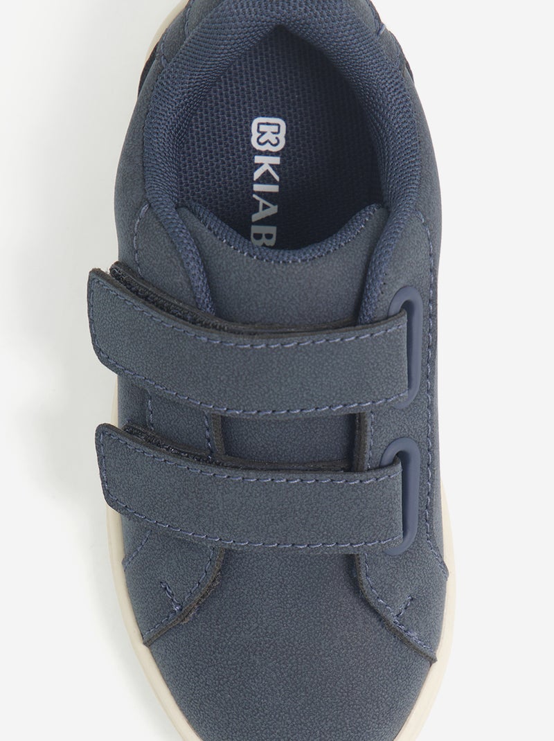 Zapatillas bajas con cierres de velcro Azul - Kiabi