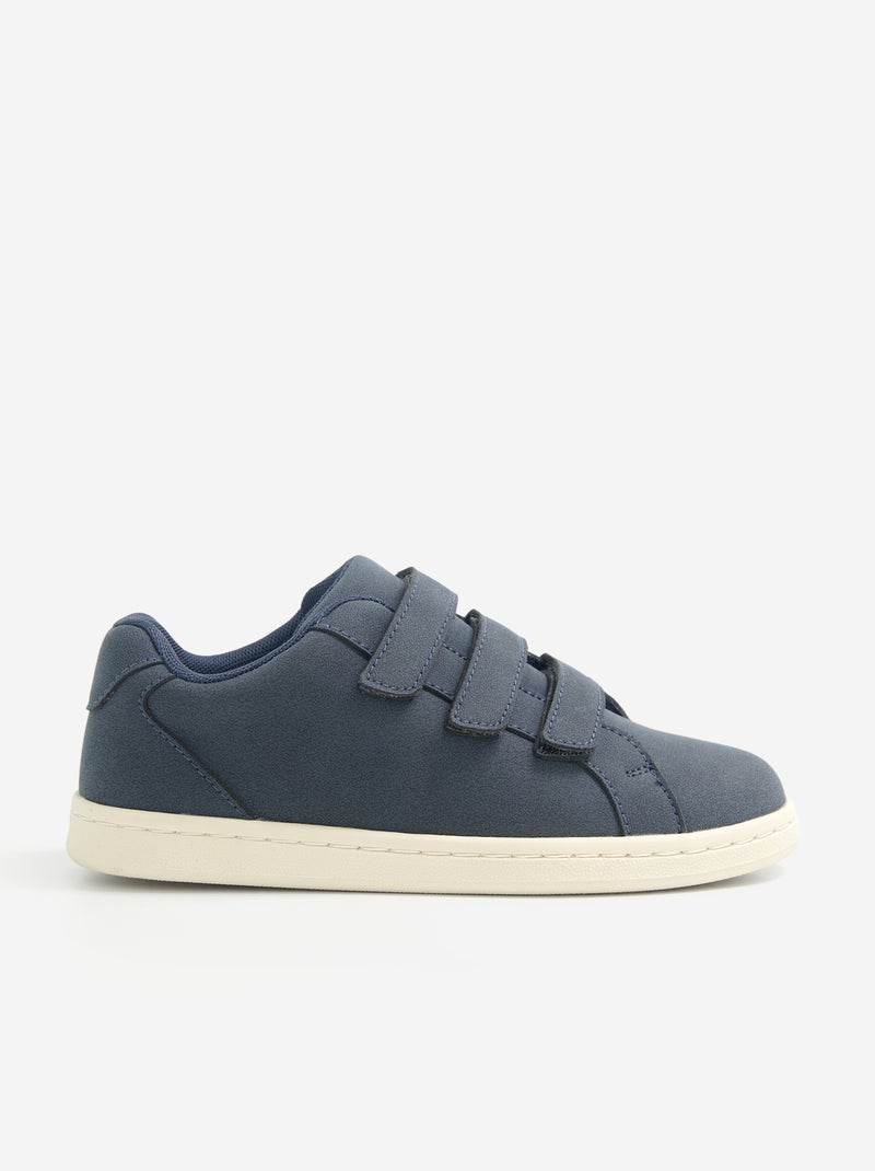 Zapatillas bajas con cierres de velcro Azul - Kiabi