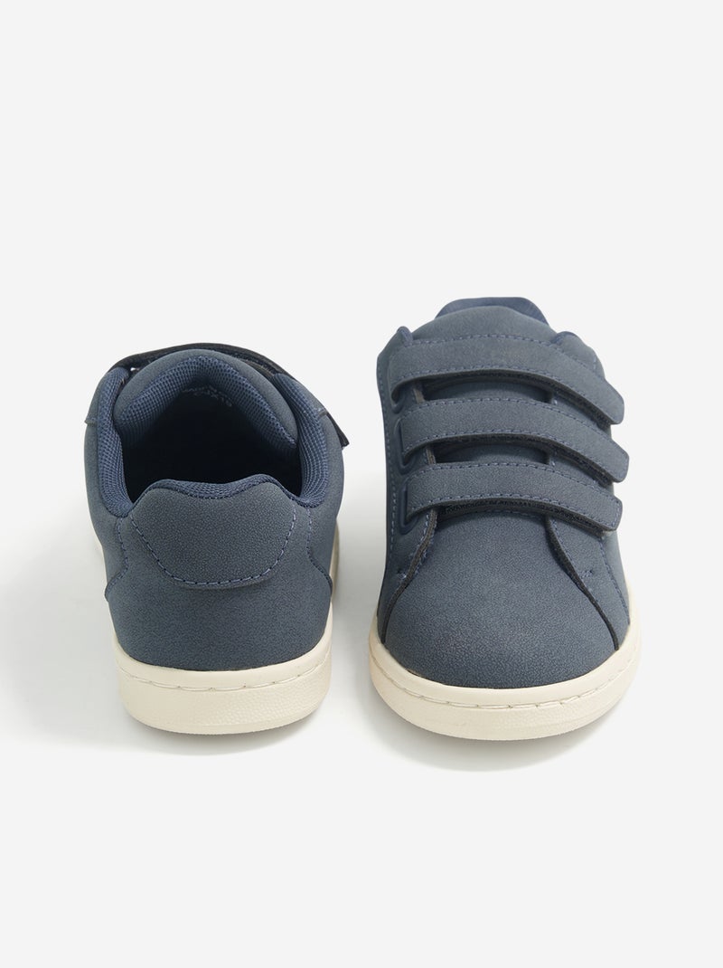 Zapatillas bajas con cierres de velcro Azul - Kiabi