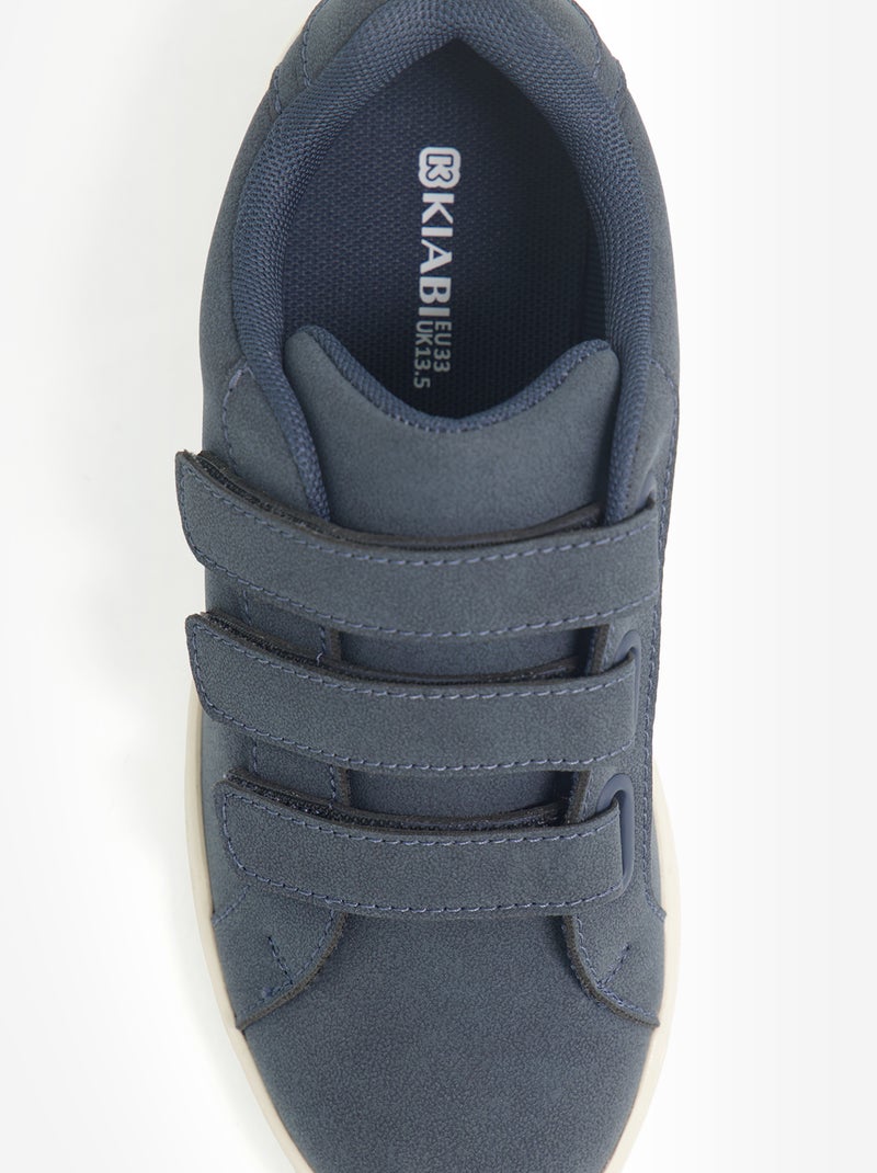 Zapatillas bajas con cierres de velcro Azul - Kiabi