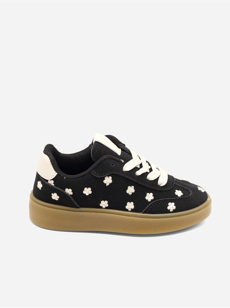 Zapatillas bajas con cordones Negro - Kiabi