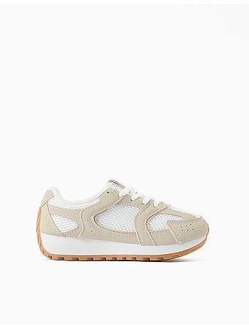 Zapatillas bajas con cordones y suela de caucho antideslizante