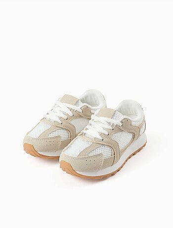 Zapatillas bajas con cordones y suela de caucho antideslizante