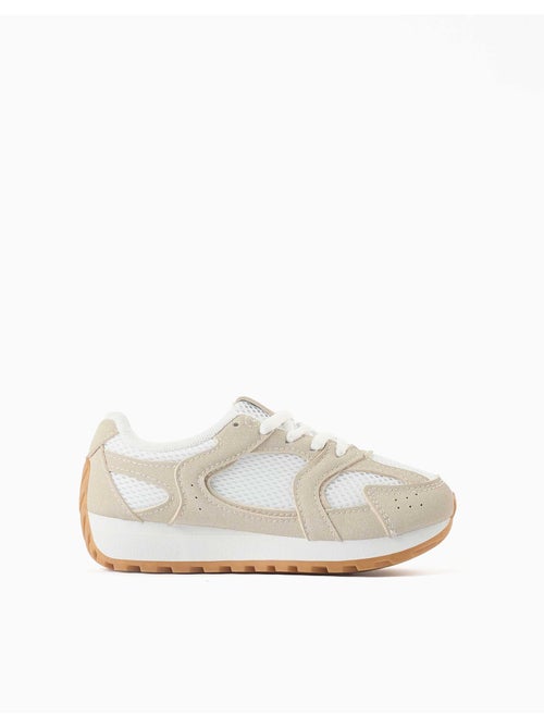 Zapatillas bajas con cordones y suela de caucho antideslizante - Kiabi