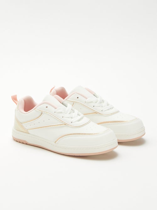 Zapatillas bajas con detalles de purpurina - Kiabi