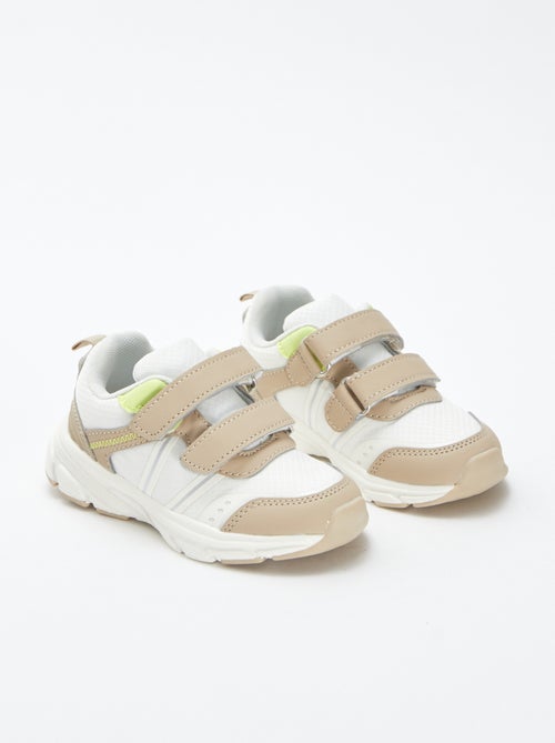 Zapatillas bajas con detalles flúor - Kiabi