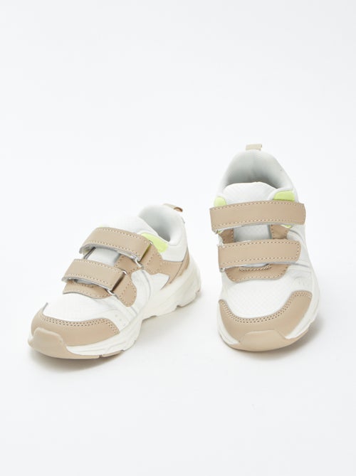 Zapatillas bajas con detalles flúor - Kiabi