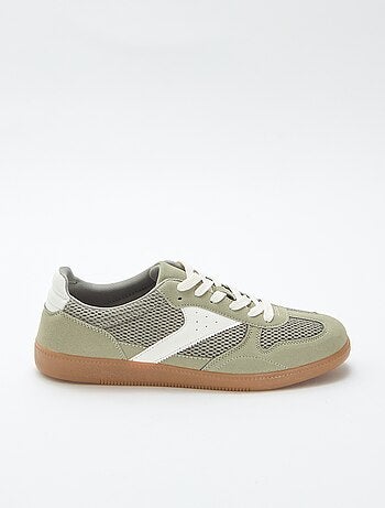 Zapatillas bajas con detalles textiles