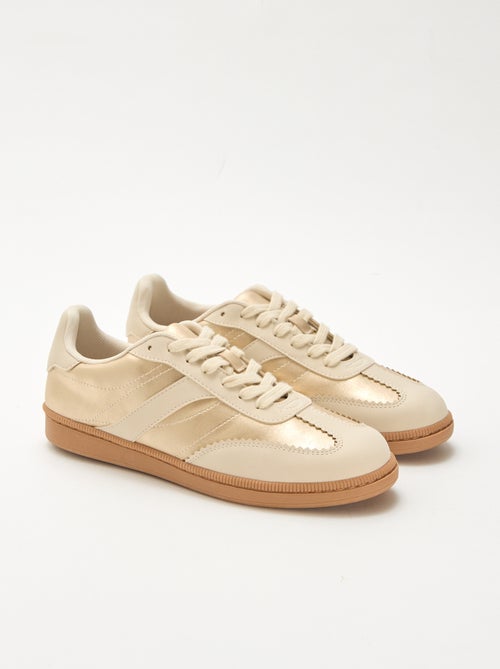 Zapatillas bajas con inserciones contrastantes - Kiabi