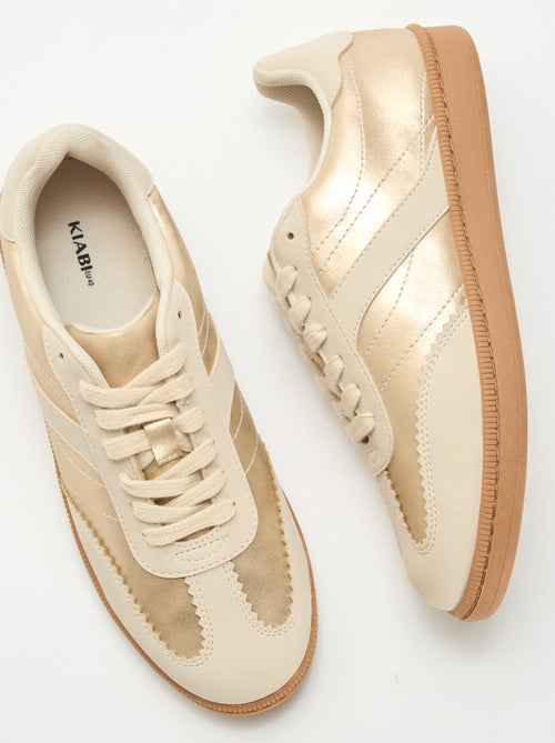 Zapatillas bajas con inserciones contrastantes - Kiabi