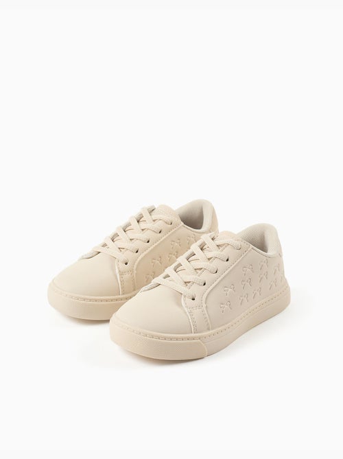 Zapatillas bajas con lazos en relieve y cordones elásticos - Kiabi Zapatillas bajas con lazos en relieve y cordones elásticos - Kiabi