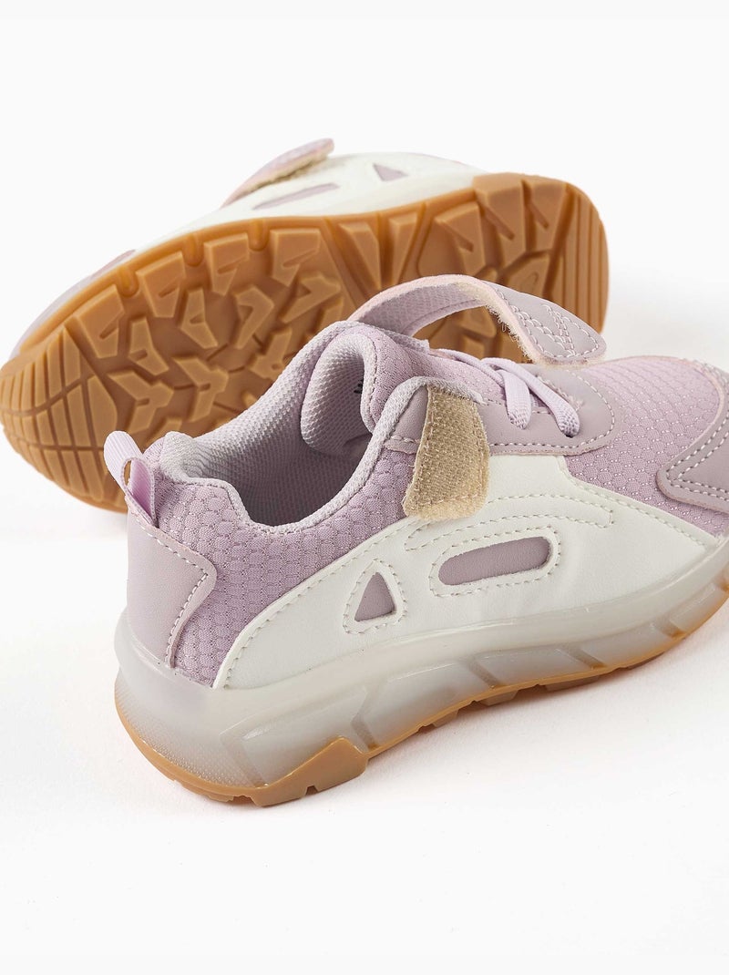 Zapatillas bajas con luces y suela antideslizante Malva lila - Kiabi