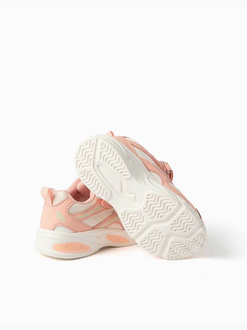 Zapatillas bajas con luces y suela antideslizante Rosa - Kiabi