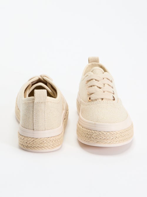 Zapatillas bajas con suela de cuerda - Kiabi