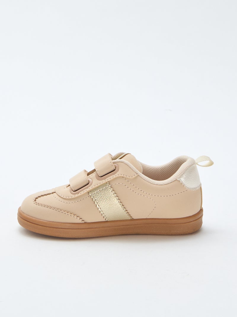 Zapatillas bajas con velcro Blanco - Kiabi