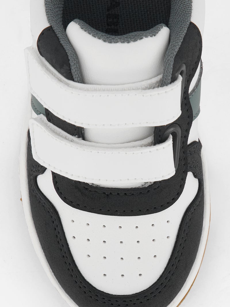 Zapatillas bajas con velcro Blanco - Kiabi