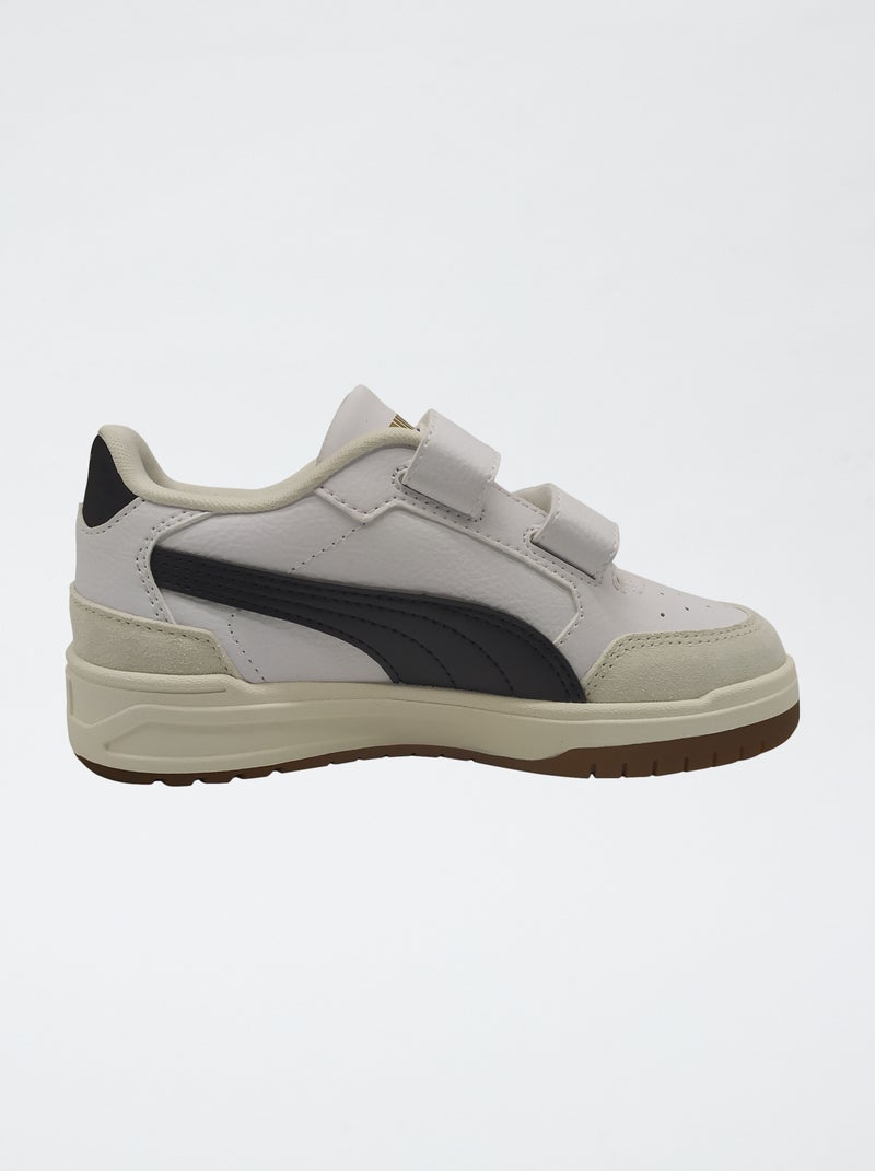 Zapatillas bajas con velcro Blanco - Kiabi