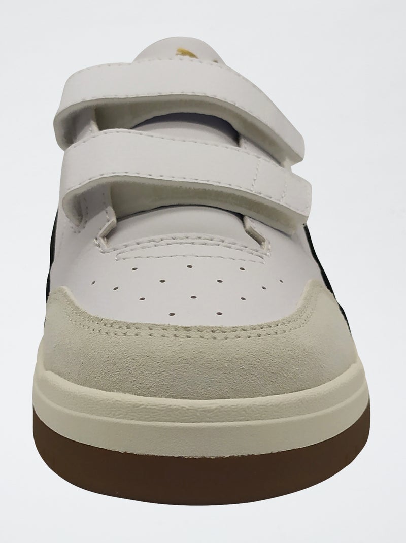 Zapatillas bajas con velcro Blanco - Kiabi