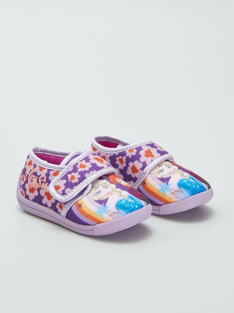 Zapatillas bajas con velcro 'Frozen' de 'Disney' PURPURA - Kiabi