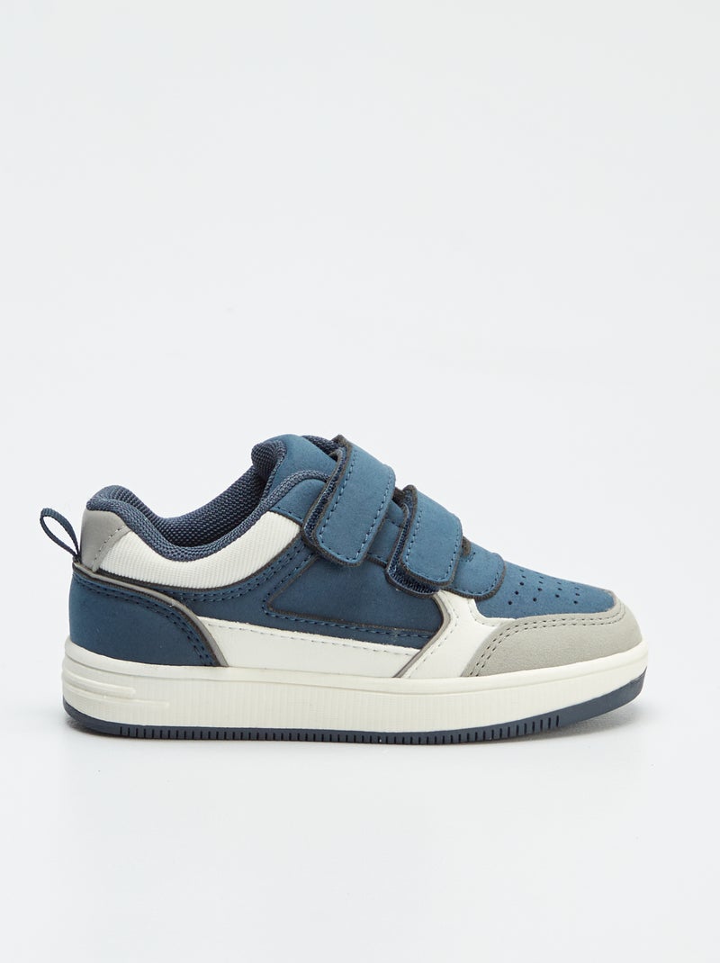 Zapatillas bajas con velcros BLANCO - Kiabi