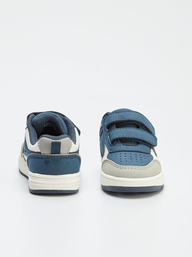 Zapatillas bajas con velcros BLANCO - Kiabi