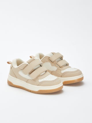 Zapatillas bajas con velcros tipo skate