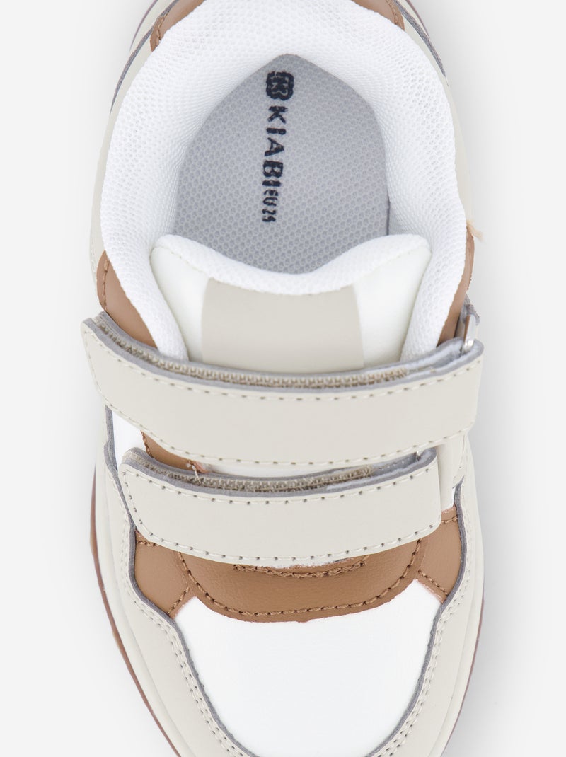 Zapatillas bajas de imitación Beige - Kiabi
