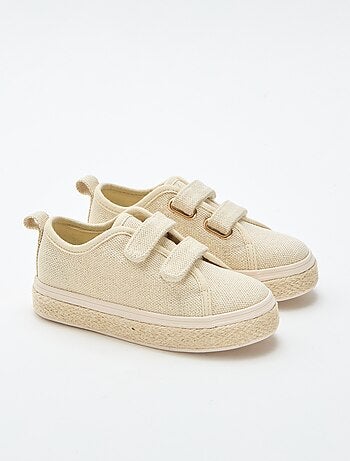Zapatillas bajas de lona con suela de cuerda