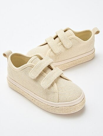 Zapatillas bajas de lona con suela de cuerda