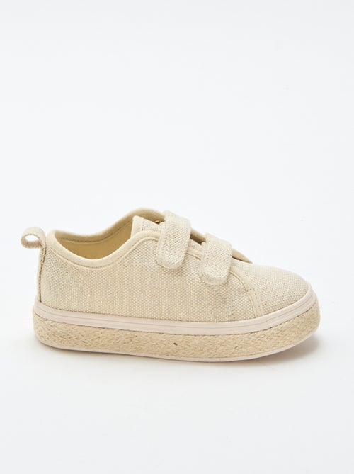 Zapatillas bajas de lona con suela de cuerda - Kiabi