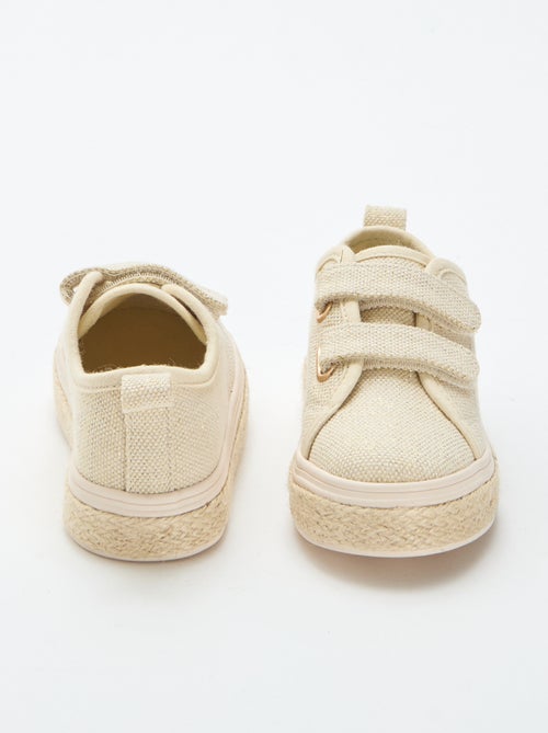 Zapatillas bajas de lona con suela de cuerda - Kiabi