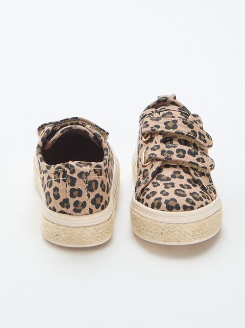 Zapatillas bajas de lona con suela de cuerda - Kiabi