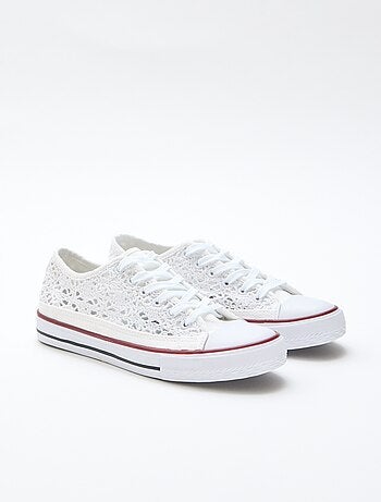 Zapatillas bajas de macramé