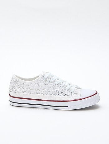 Zapatillas bajas de macramé