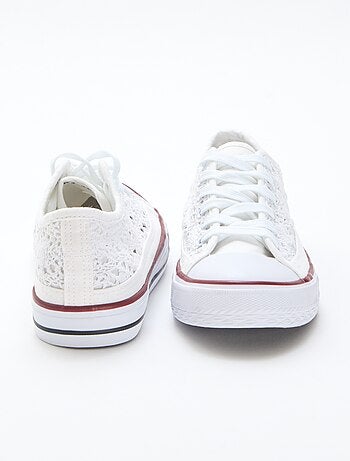 Zapatillas bajas de macramé