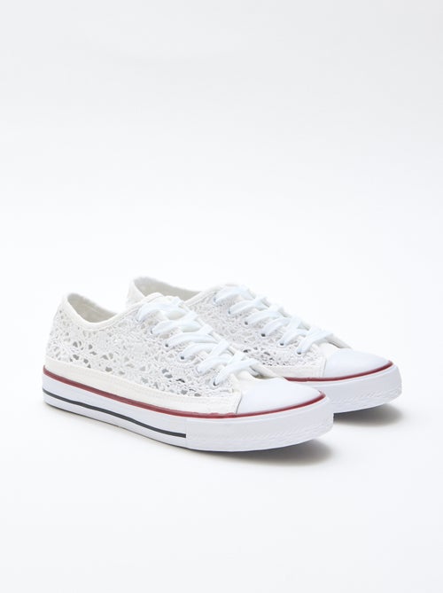 Zapatillas bajas de macramé - Kiabi