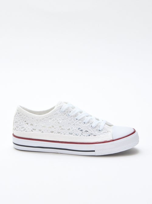 Zapatillas bajas de macramé - Kiabi