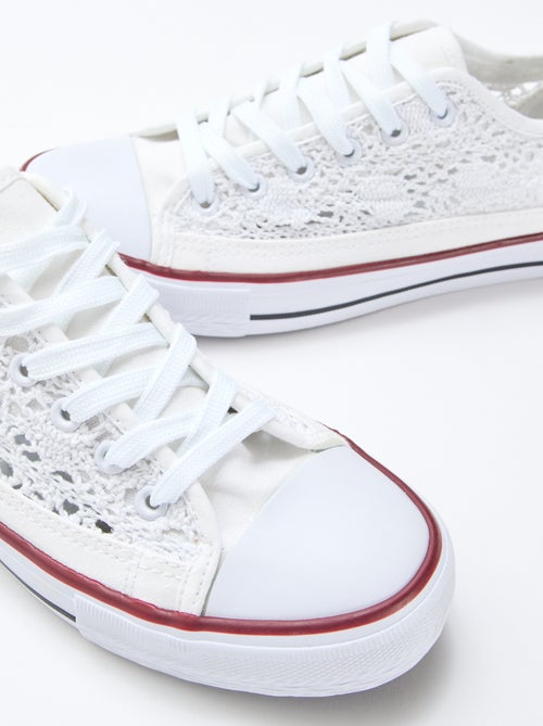 Zapatillas bajas de macramé - Kiabi