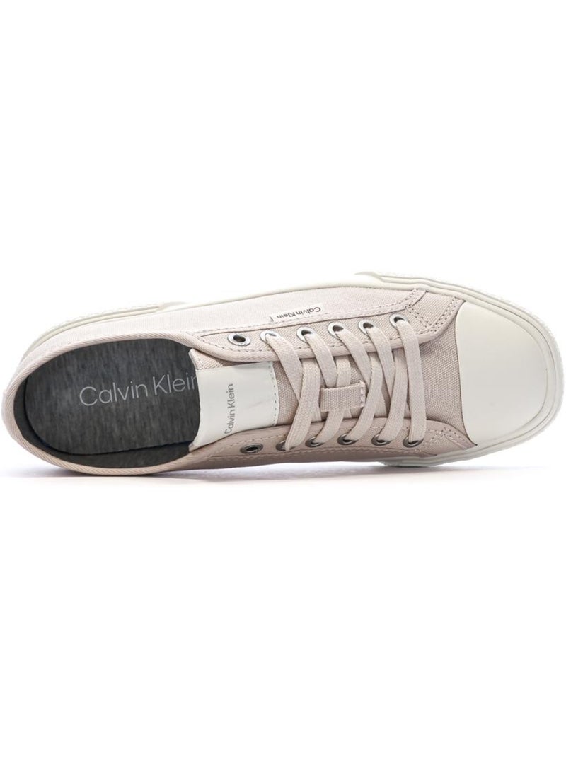 Zapatillas Bajas de Mujer Calvin Klein Jeans con Cordones Rosa - Kiabi